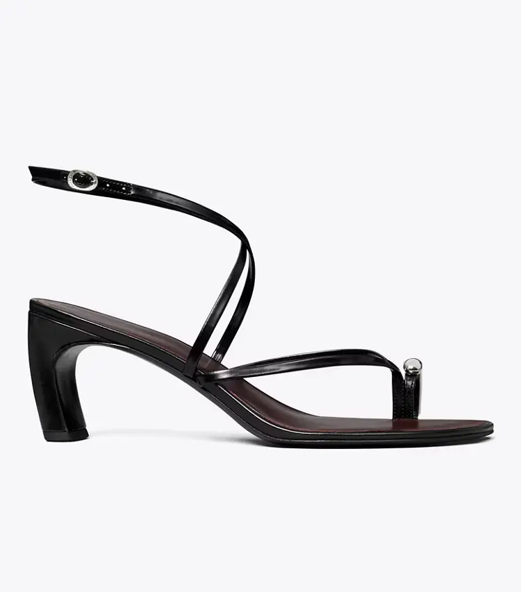 Pierced Multi-Strap Heeled Sandal - Image 3