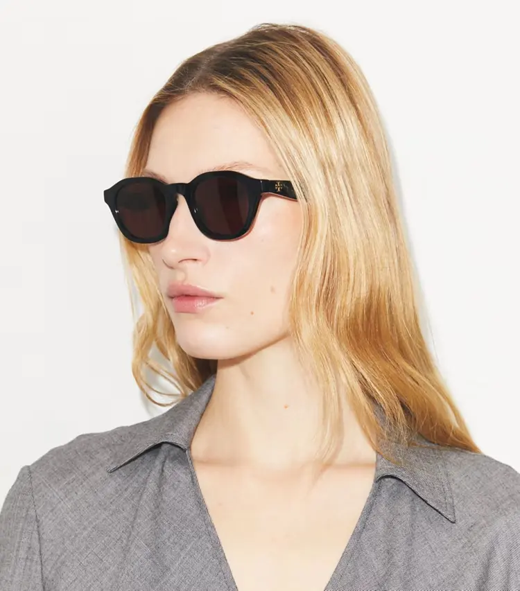 Kira Round Sunglasses - Image 4