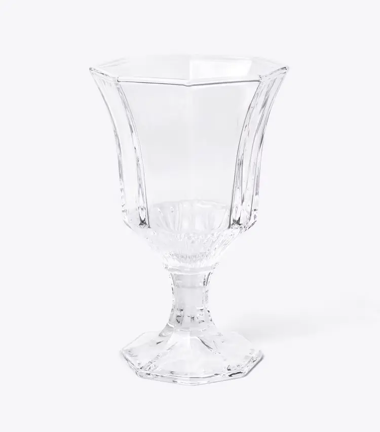 Pressed-Glass Wine Glass, Set Of 4