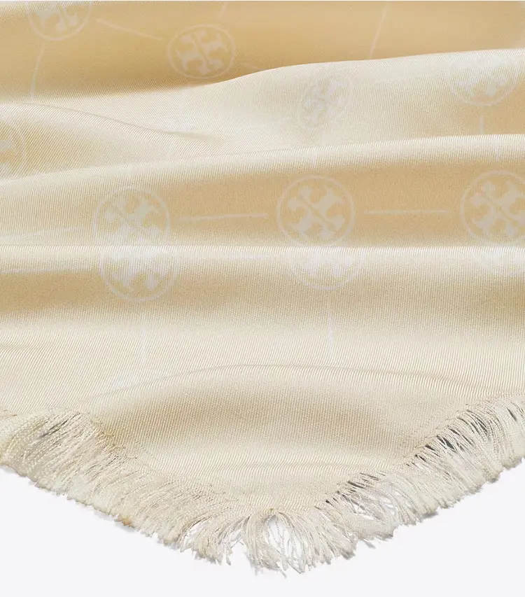 T Monogram Silk Oblong Scarf - Image 2