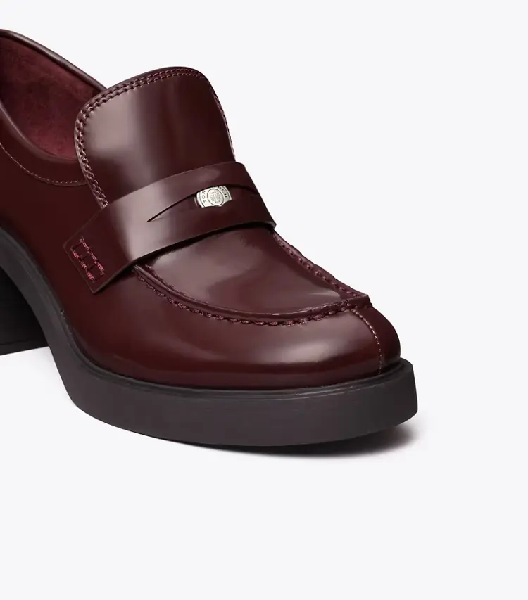 Classic Heeled Lug Loafer - Image 4