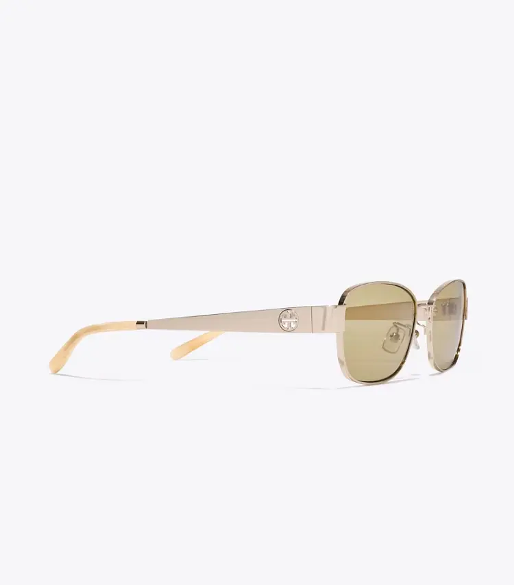 Miller Metal Rectangle Sunglasses - Image 2