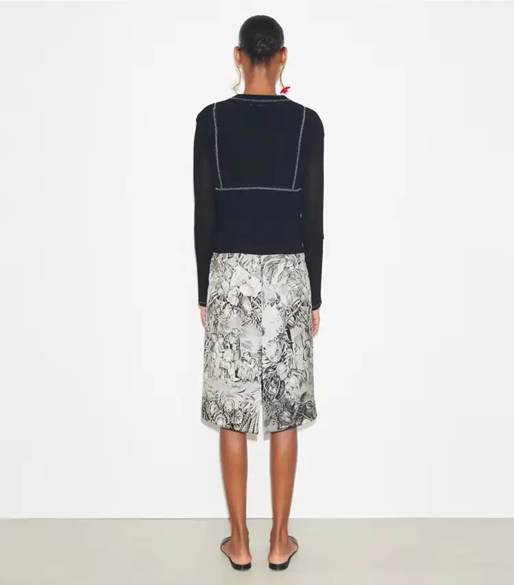 Printed Viscose Skirt - Image 3