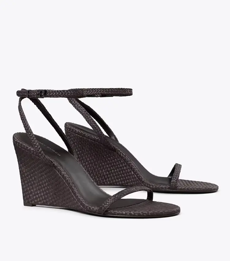 Gigi Raffia Wedge