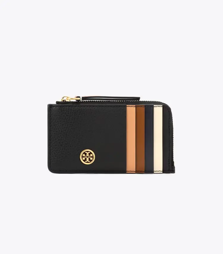 Robinson Pebbled Top-Zip Card Case - Image 2
