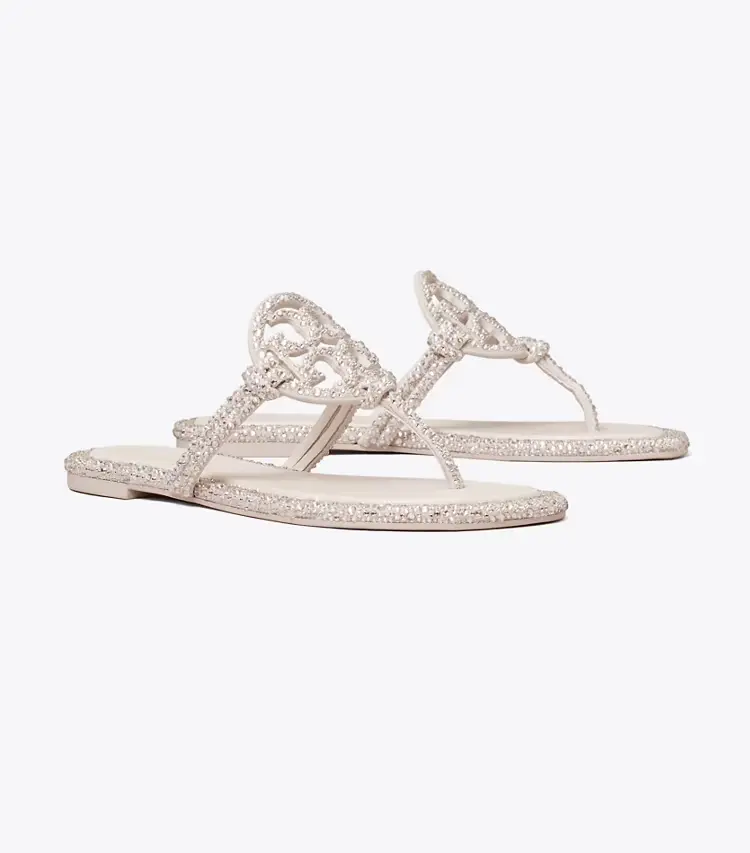 Miller Crystal Knotted Sandal