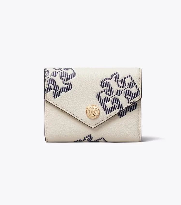 Contrast Embossed Envelope Small Wallet - Image 2