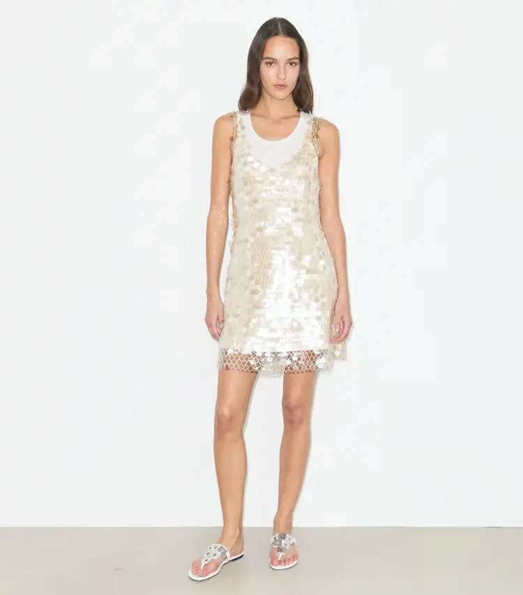Sequin Mesh Dress - Image 3