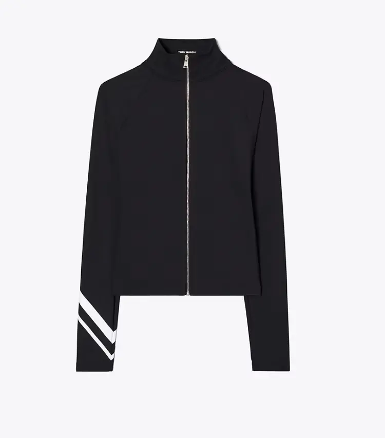 Chevron Full-Zip Jacket