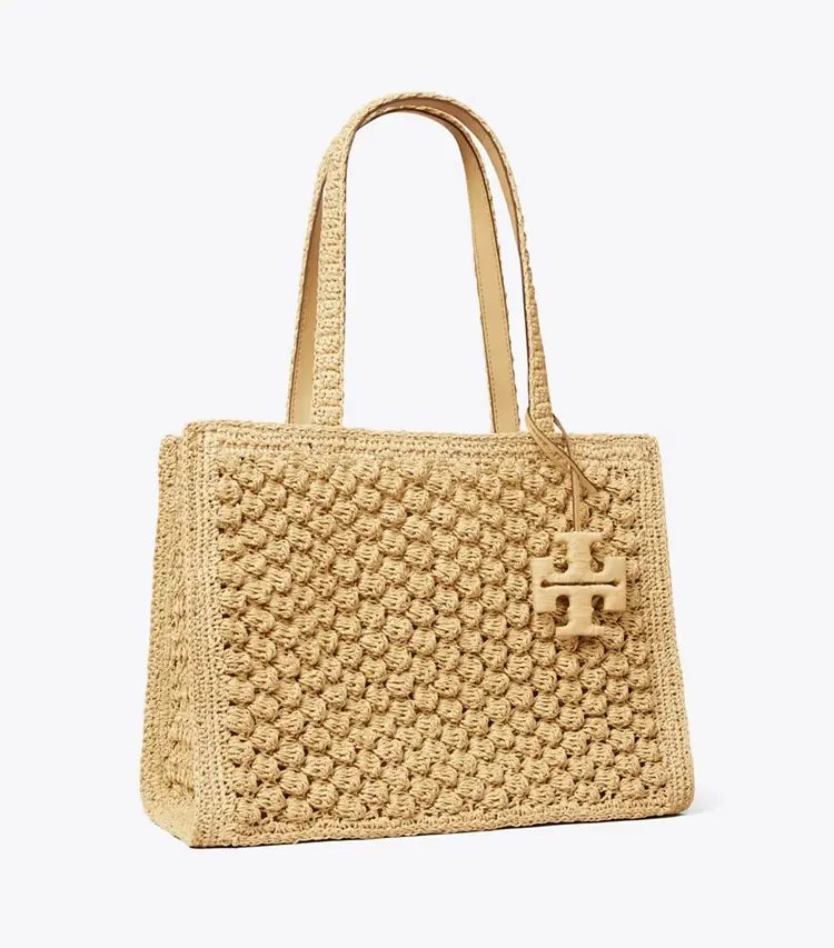 Small Ella Hand-Crocheted Popcorn Tote