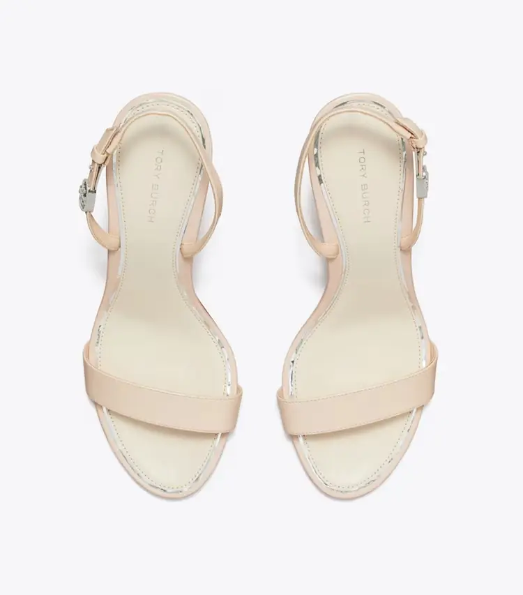 Double T Buckle Heel Sandal - Image 4
