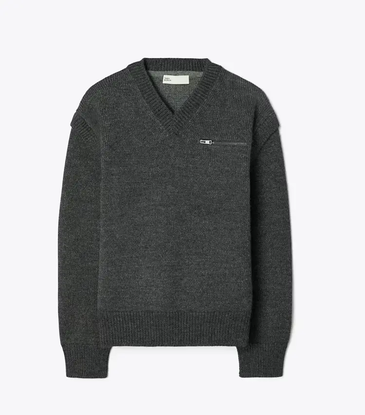 Wool V-Neck Sweater