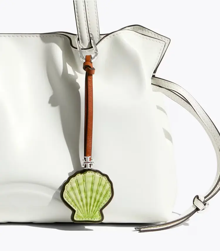 Leather Shell Bag Charm - Image 3