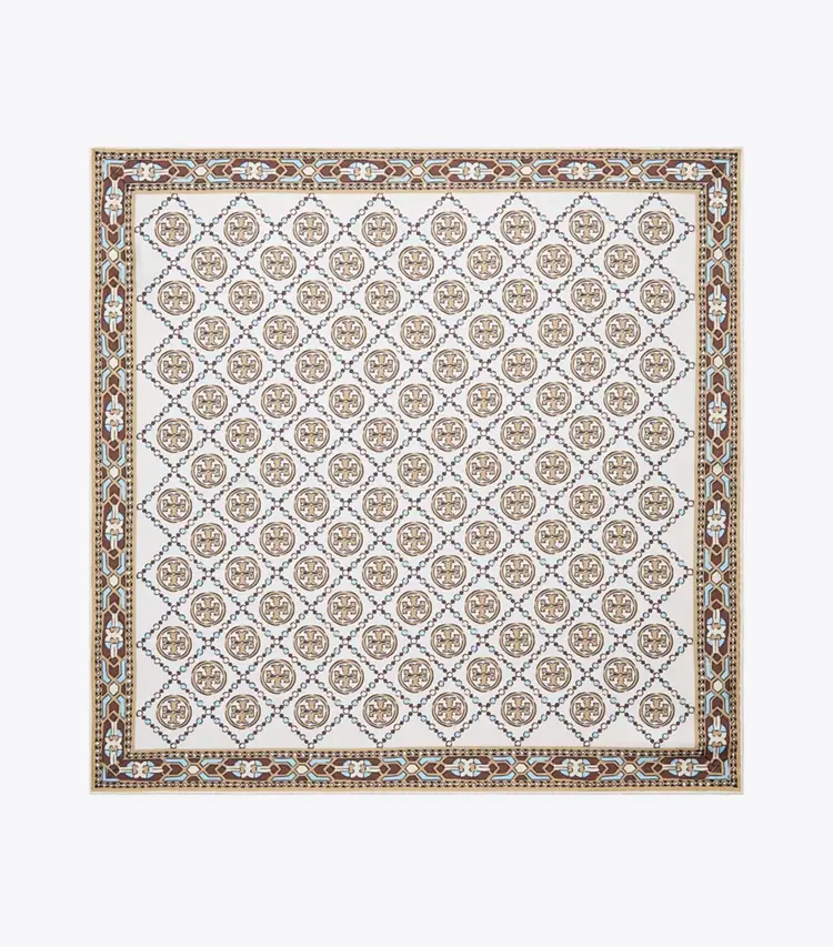 Deco T Monogram Neckerchief