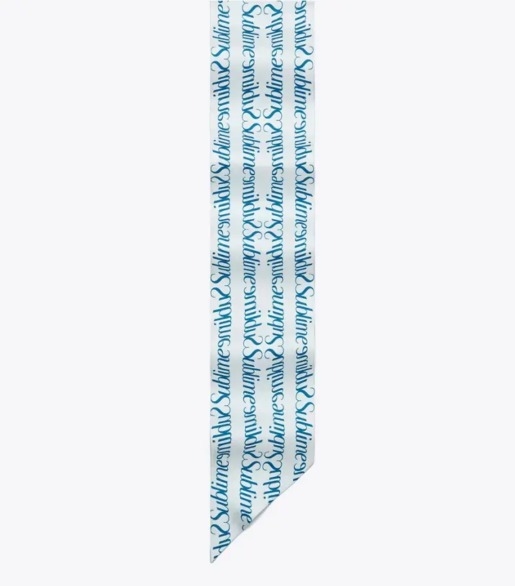 T Monogram Sublime Ribbon Tie - Image 2