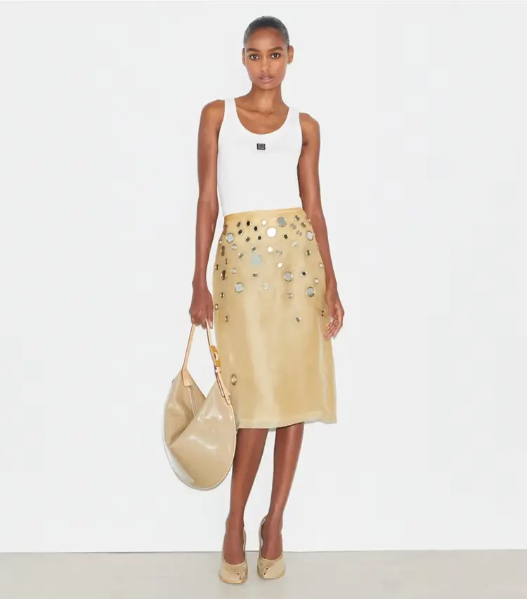 Embellished Mirror Skirt - Image 2