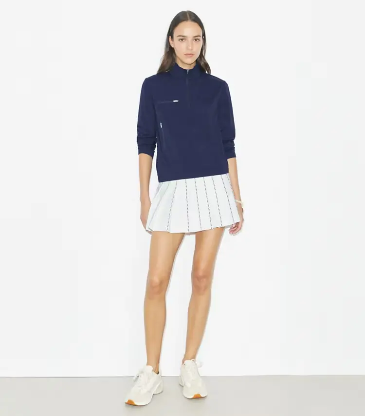 X-Embroidered Tennis Skirt - Image 2