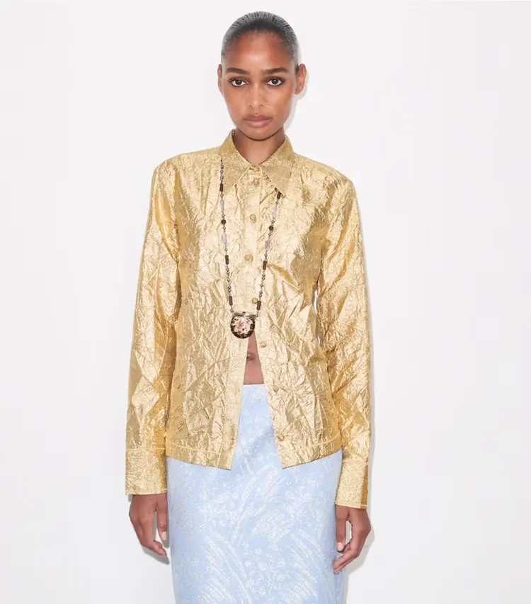 Crushed Silk Shirt - Image 2
