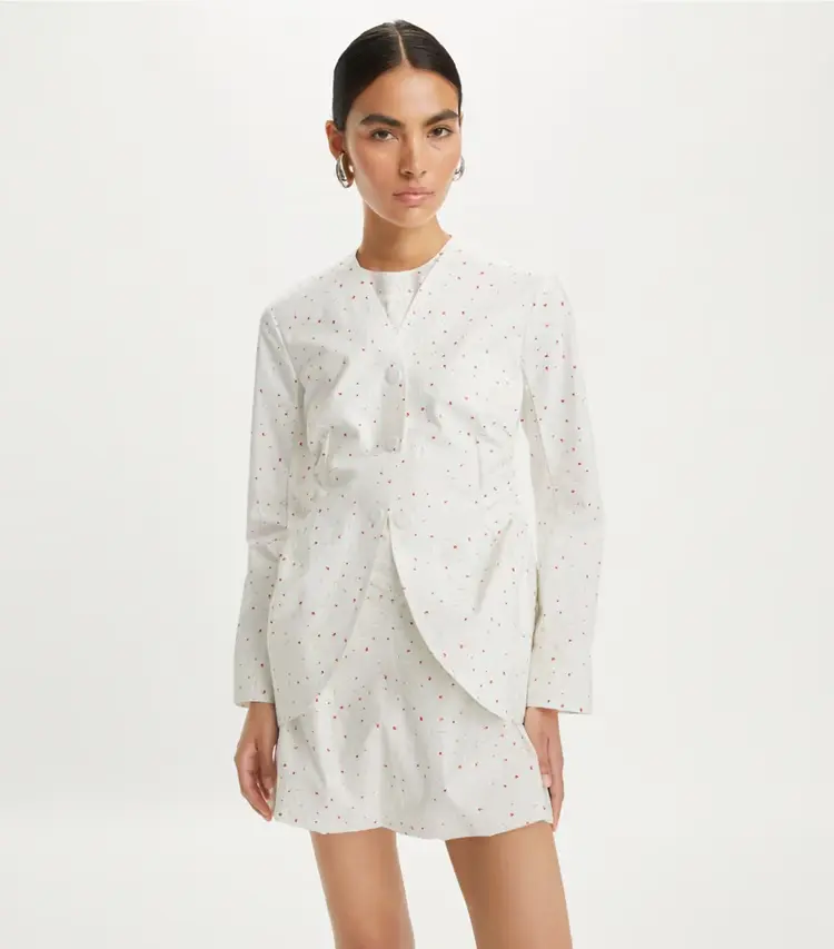 Printed Poplin Jacket - Image 2
