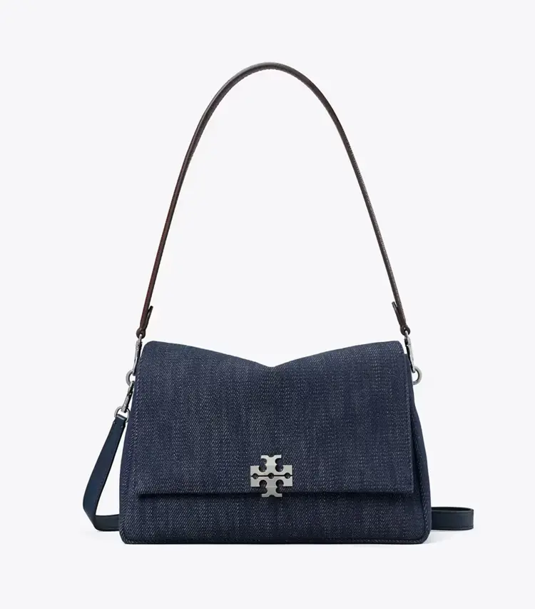 Charlie Denim Shoulder Bag - Image 4