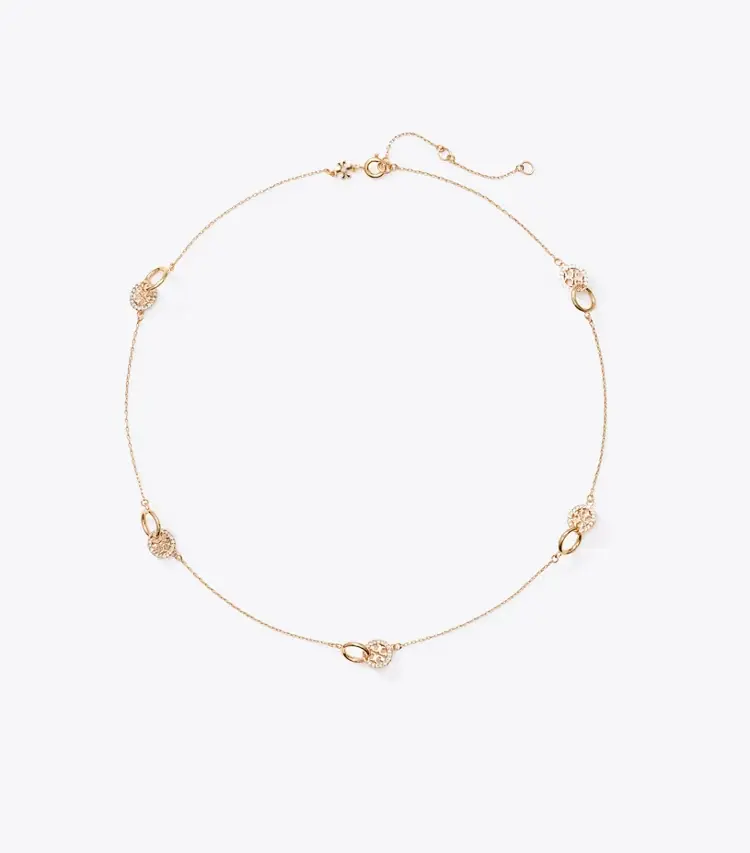 Icon PavÉ Interlocking Necklace