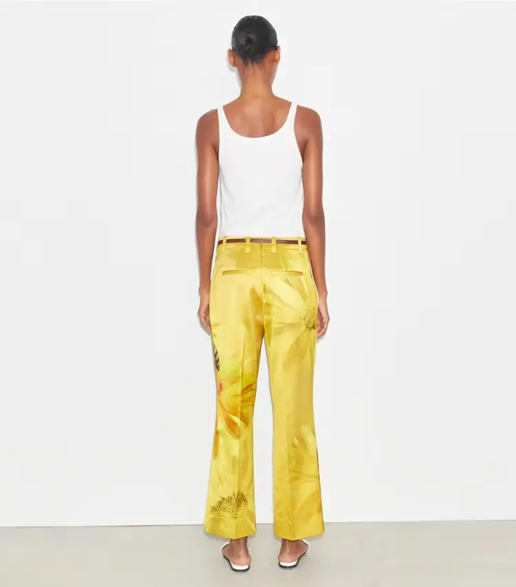 Printed Satin Trouser - Image 3
