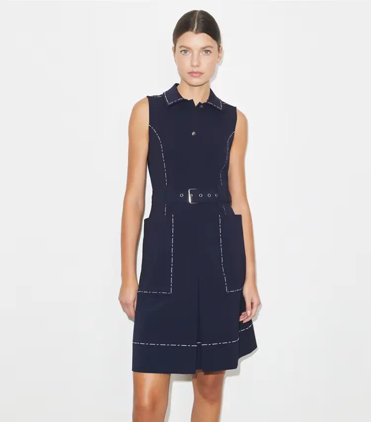 Pick Stitch Stretch Golf Dress - Image 2