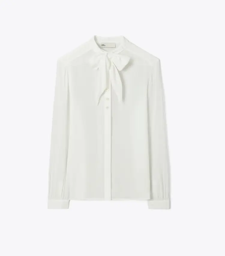 Georgette Bow Blouse
