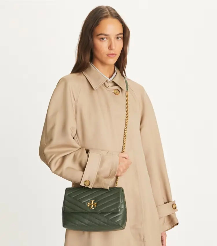 Small Kira Chevron Shoulder Bag - Image 3