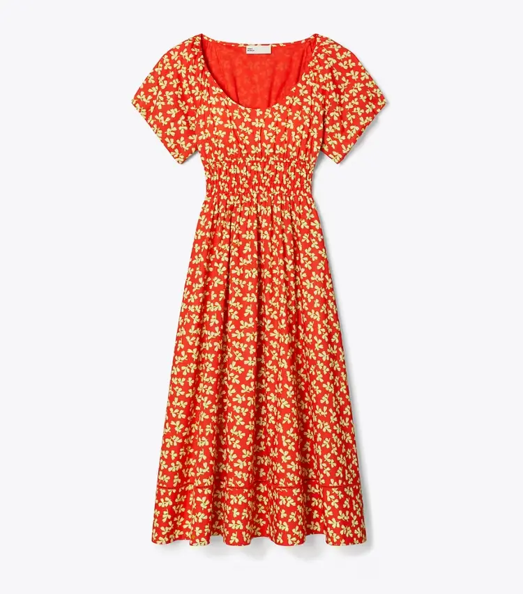 Scoop-Neck Dress