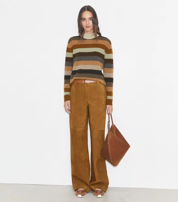 Relaxed-Fit Suede Pant - Image 2