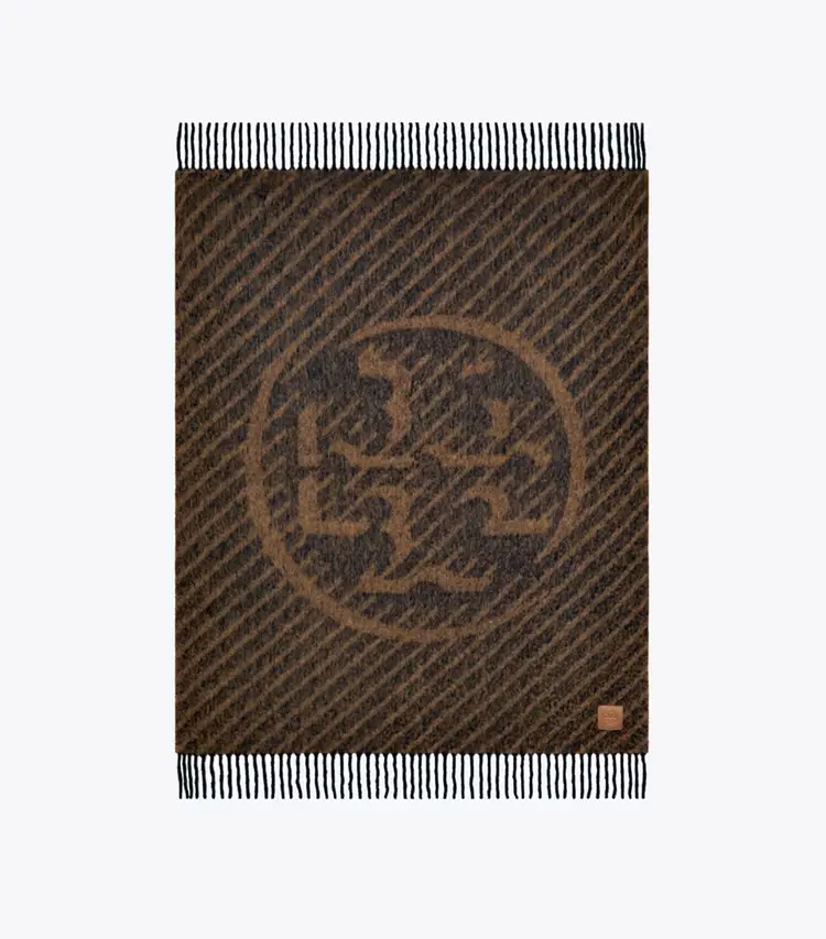 Logo Stripe BouclÉ Blanket