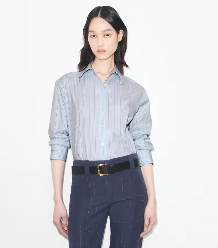 Striped Cotton Shirt - Image 2
