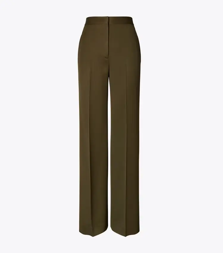 Wide-Leg Wool Pant