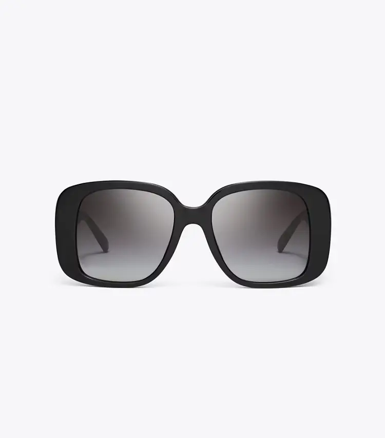Pierced Oversized Square Sunglasses