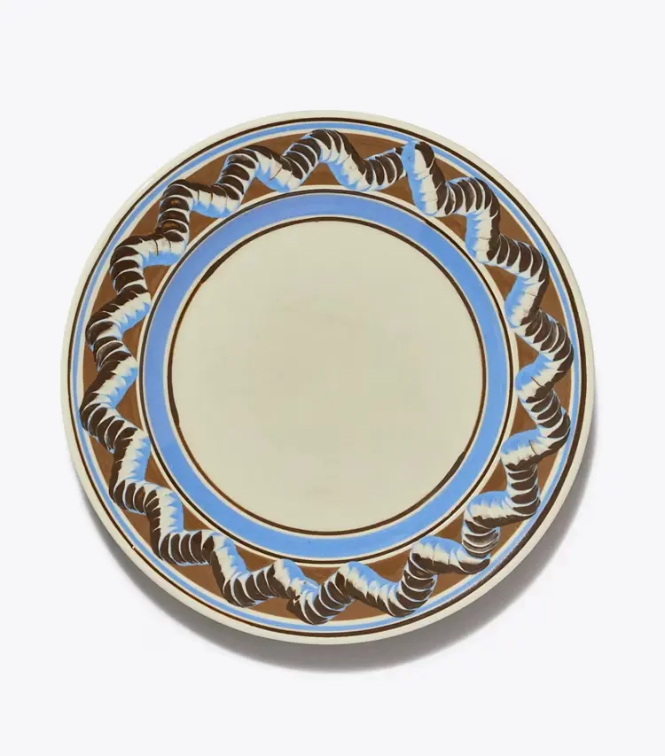 Mochaware Dinner Plate, Set Of 2