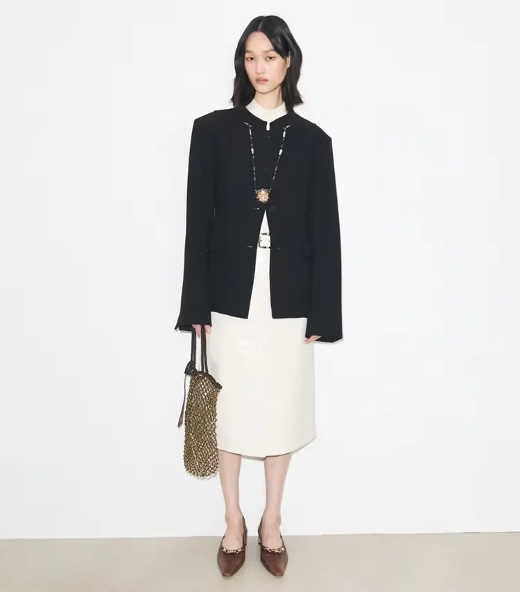 Viscose And Cotton Crepe Jacket - Image 3