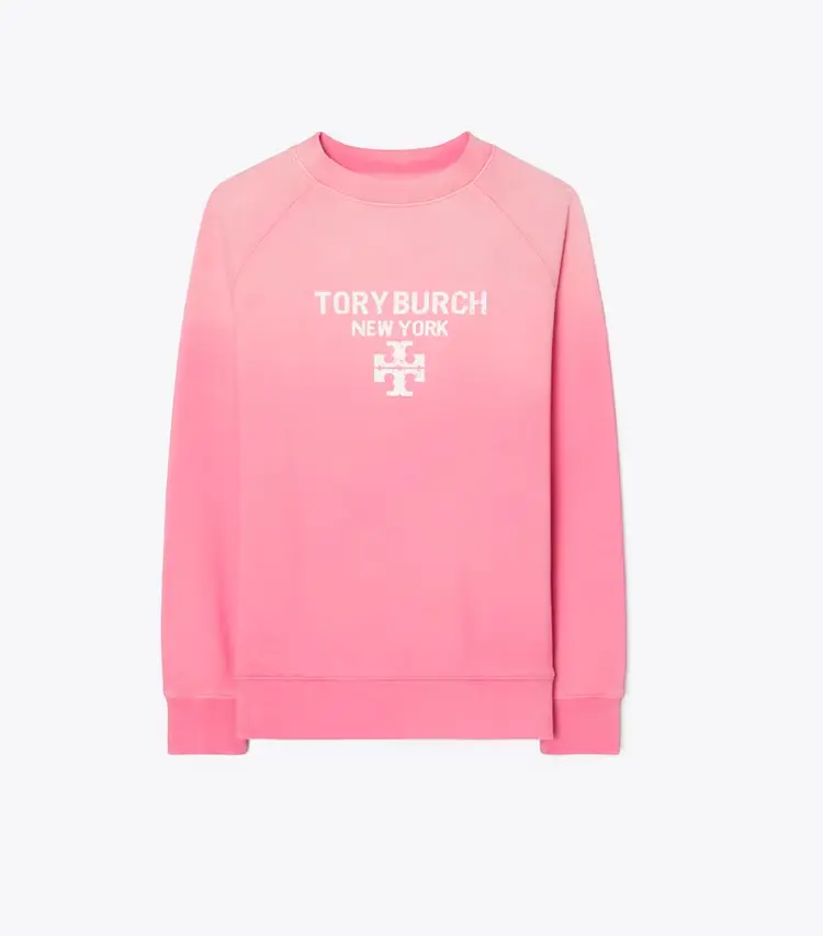 Distressed Cotton Sweatshirt