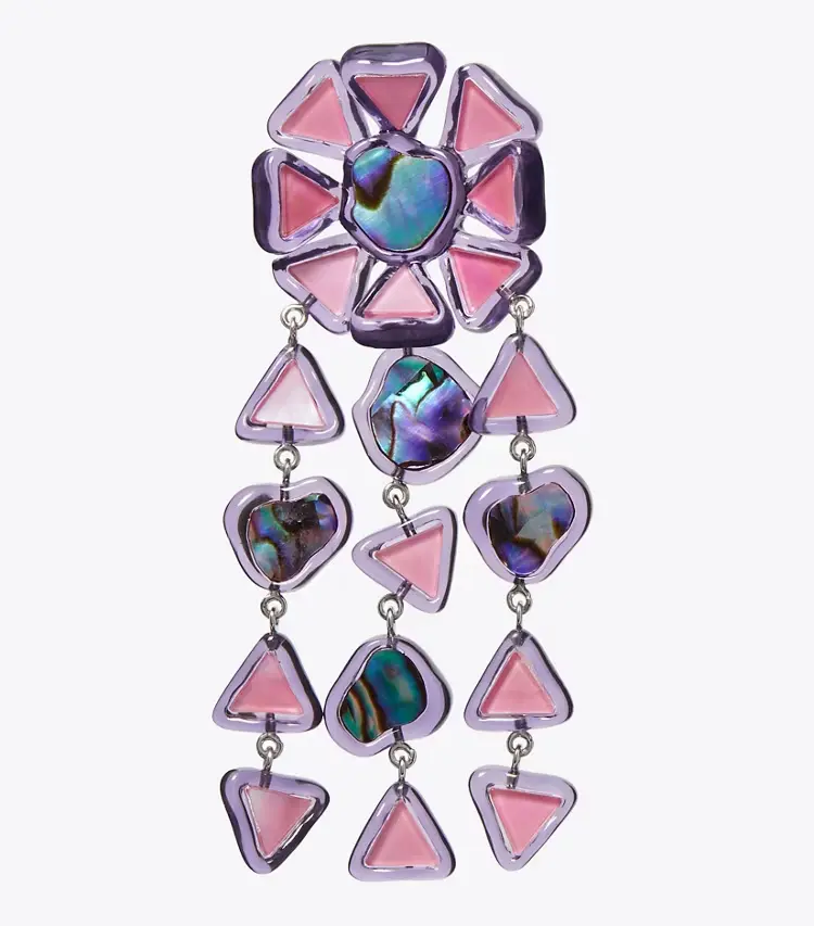 Curiosity Resin Chandelier Earrings - Image 2