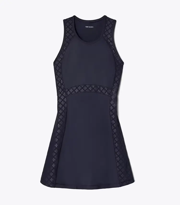 T Monogram Mesh Tank Dress