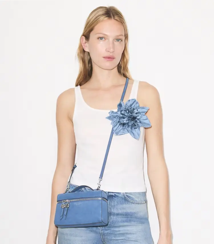 Romy Nubuck Slim Top Handle - Image 2
