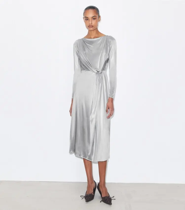 Ruched Jersey Dress - Image 2