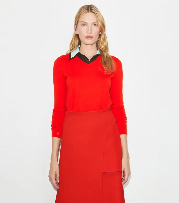 Layered Merino Wool Sweater - Image 2