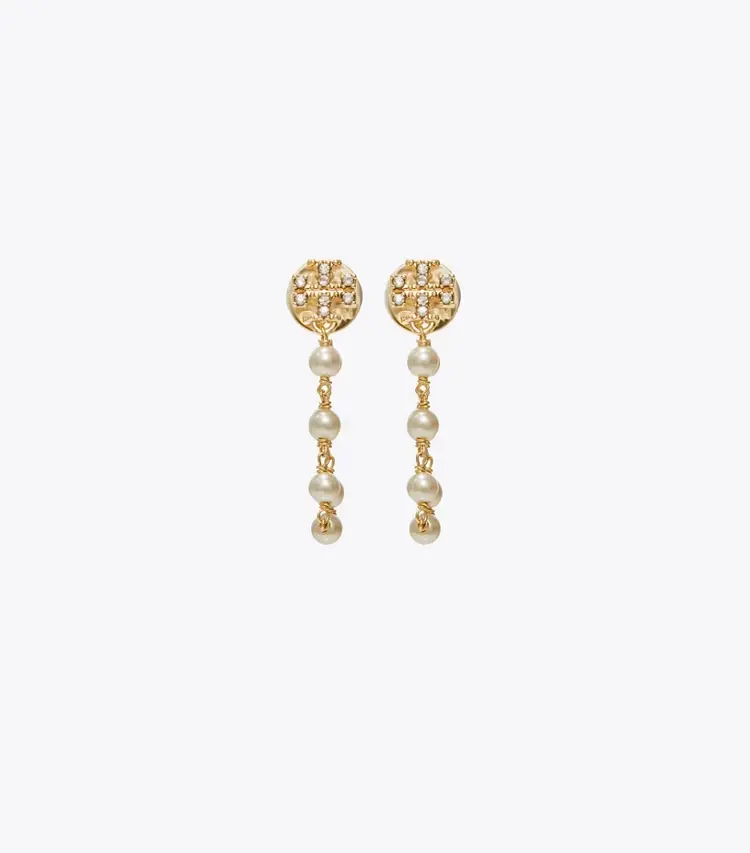 Moondance Pearl And Chain Earrings