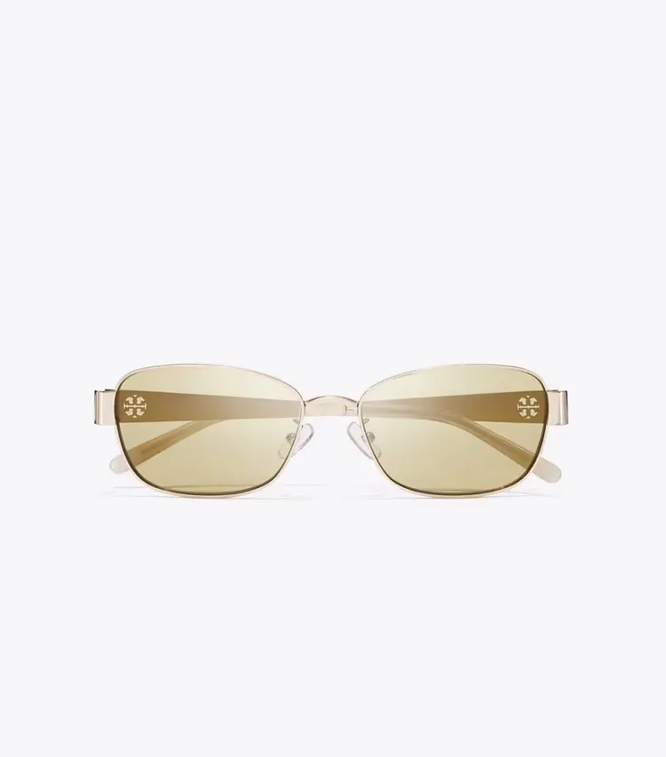 Miller Metal Rectangle Sunglasses - Image 3
