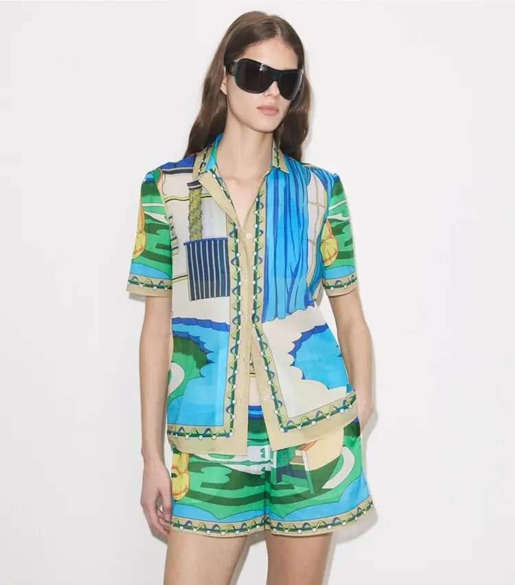 Printed Camp Shirt - Image 2