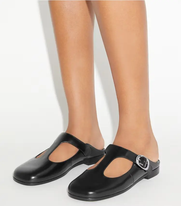 Violet T-Strap Mule - Image 2
