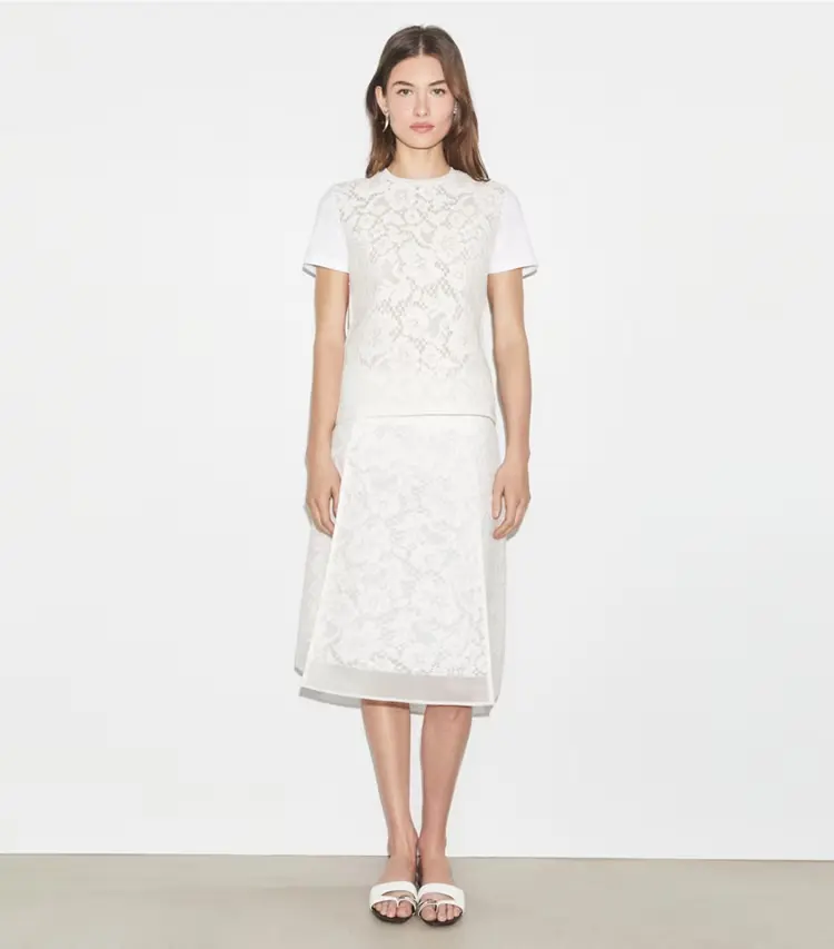 Corded Lace Skirt - Image 2
