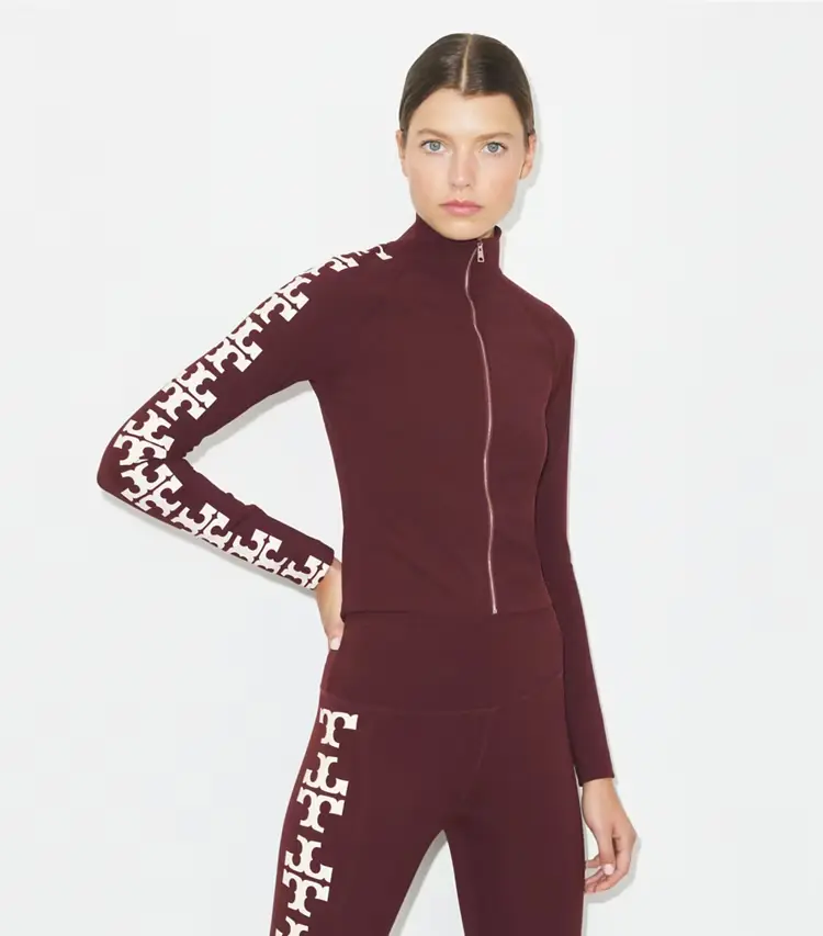 Nylon Logo Zip Top - Image 2