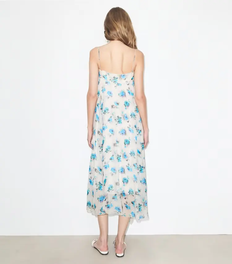 Printed Silk Dress - Image 3